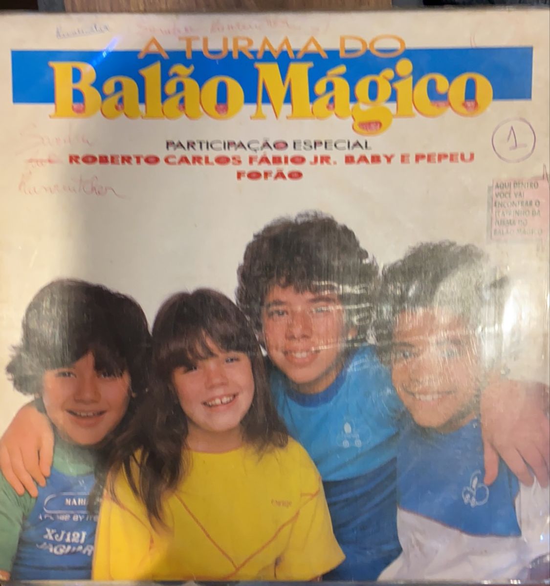 Disco Vinil a Turma do Balão Magico com Roberto Carlos Item de Música A Turma Di Balao Magico