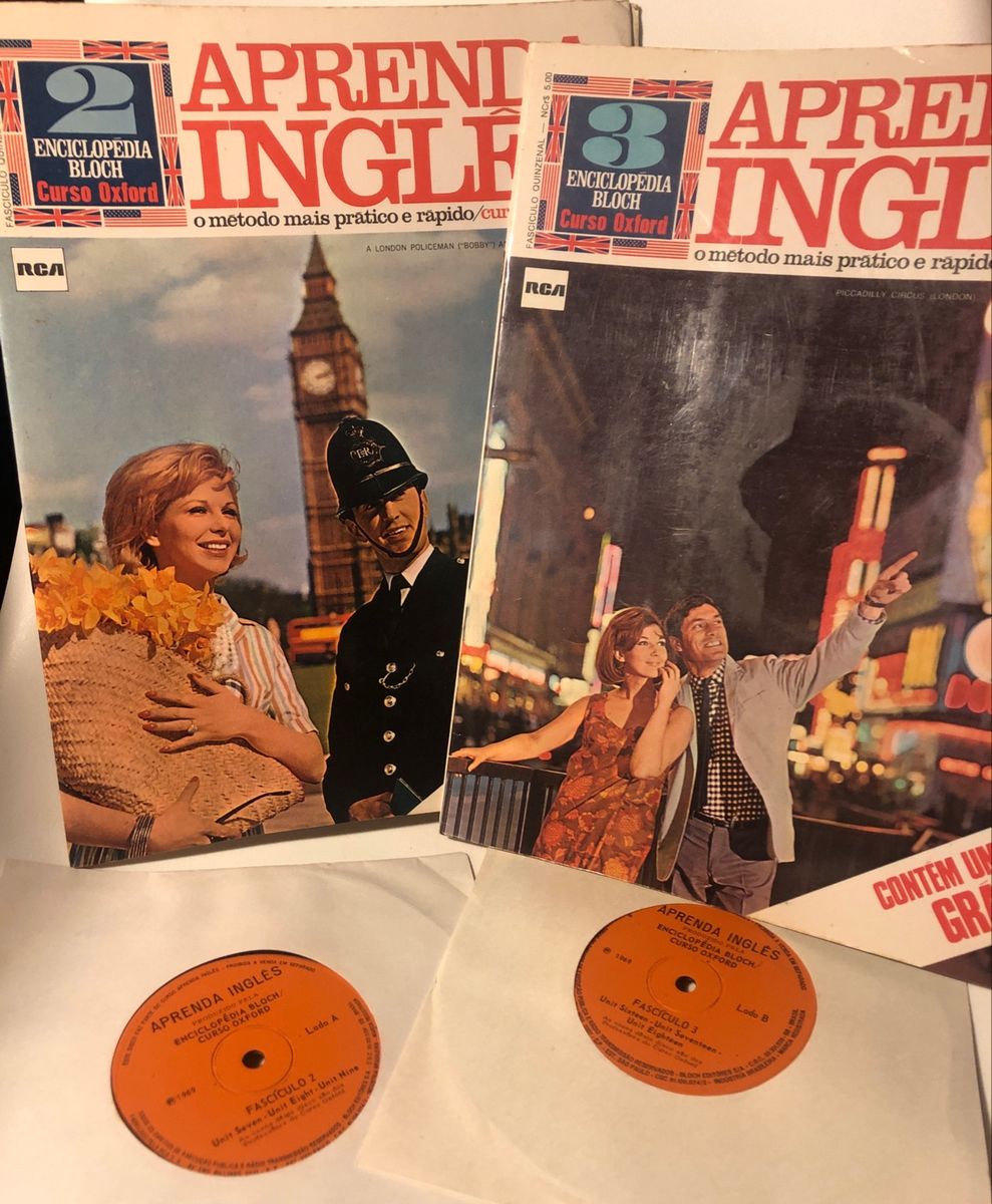 Disco Vinil Aprenda Inglês | Produto Vintage e Retro Usado 76151865 ...