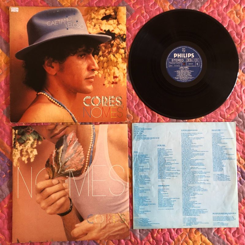 Caetano Veloso / Cores Nomes (LP) レコード Caetano Veloso (カエターノ・ヴェローゾ) - Cores, Nomes
