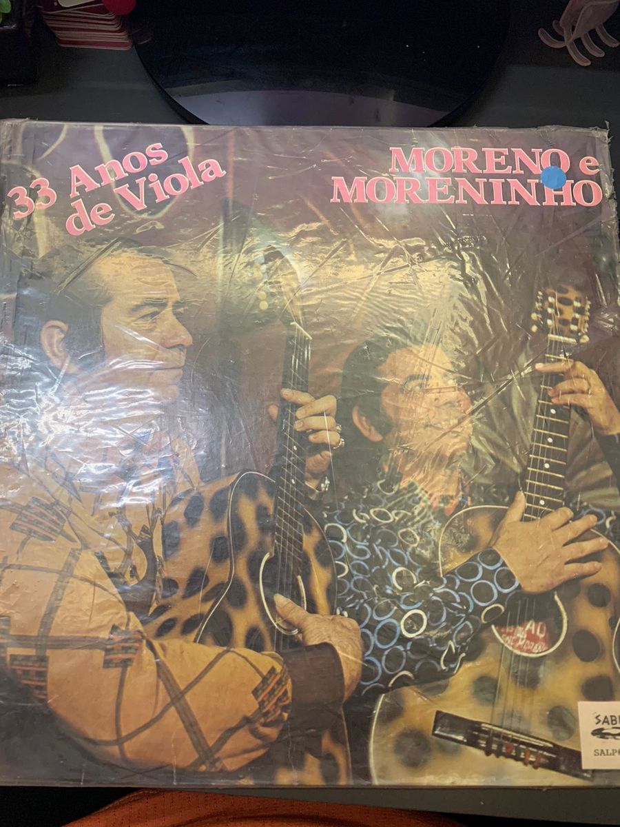 Disco Vinil Moreno E Moreninho 33 Anos De Viola Item De Música