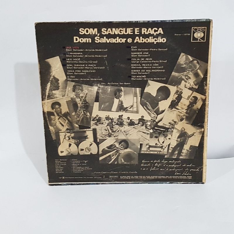 激レア盤！DOM SALVADOR / SOM, SANGUE E RACA Som, Sangue e Raça (Limited Edition)