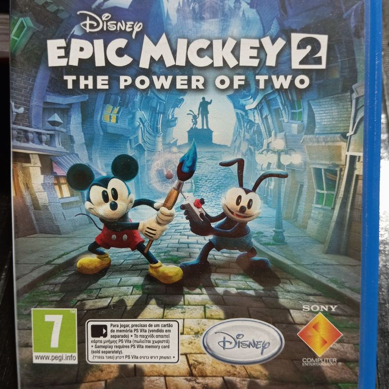 Disney Epic Mickey 2 The Power Of Two Jogo de Videogame Playstation Usado 90264552 enjoei