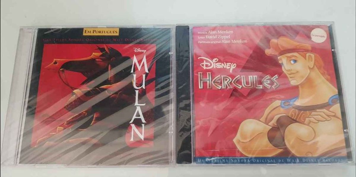 disney hercules mulan trilha sonora cd item de música disney nunca