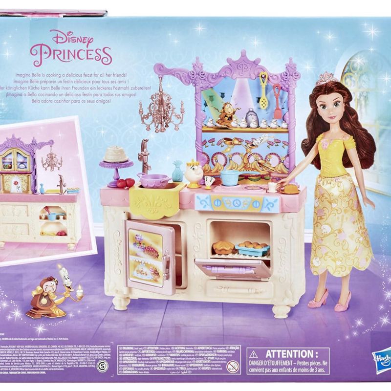 Disney Princess Belle S Royal Kitchen Brinquedo Disney Hasbro