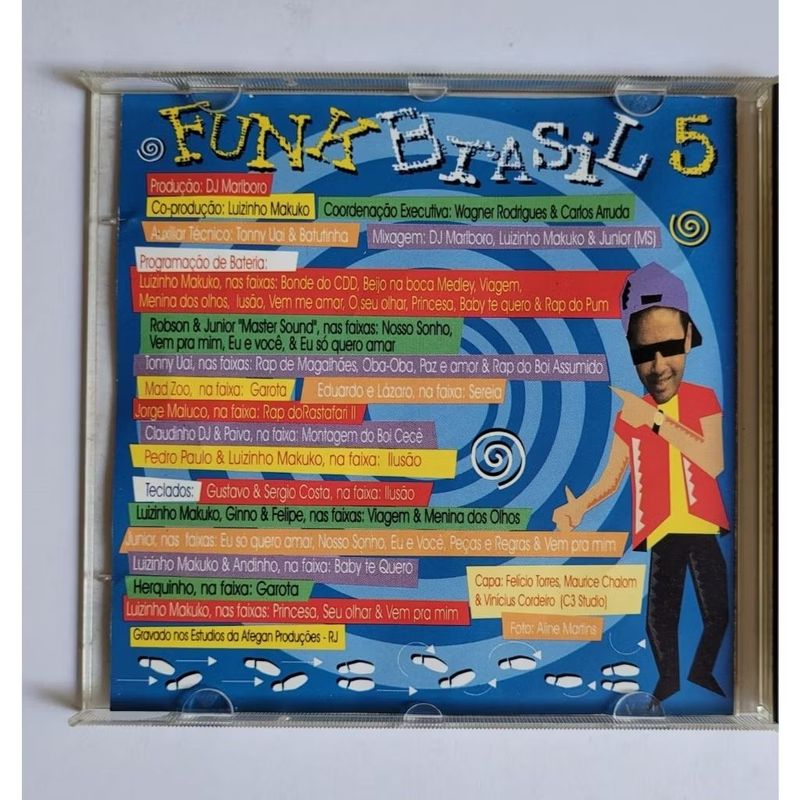 Dj Marlboro Apresenta Funk Brasil 5 - Cd | Cd Usado