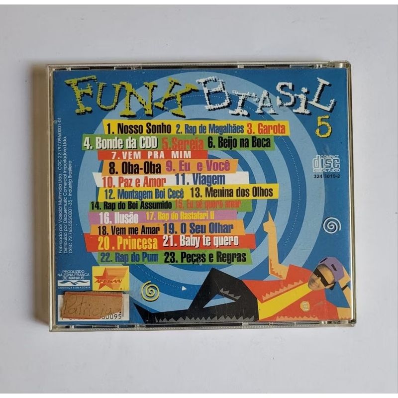 【中古】 DJ Marlboro Apresenta ディージェーマルボロアプレセンタ / Bem Funk Brasil Dj Marlboro Apresenta Funk Brasil 5 - Cd | Cd Usado