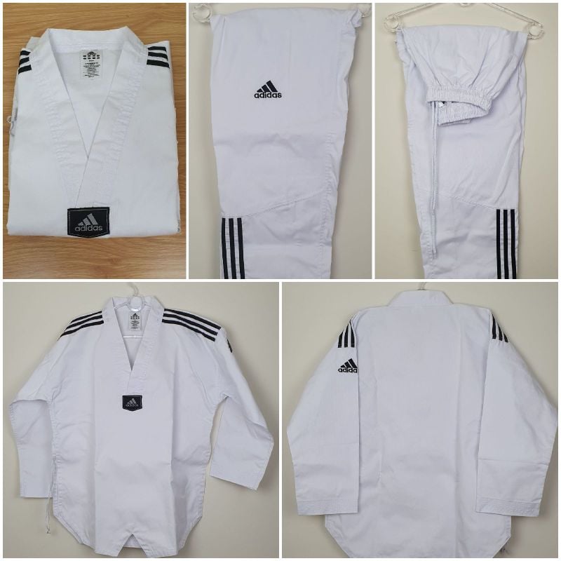 Dobok adidas hotsell gola branca