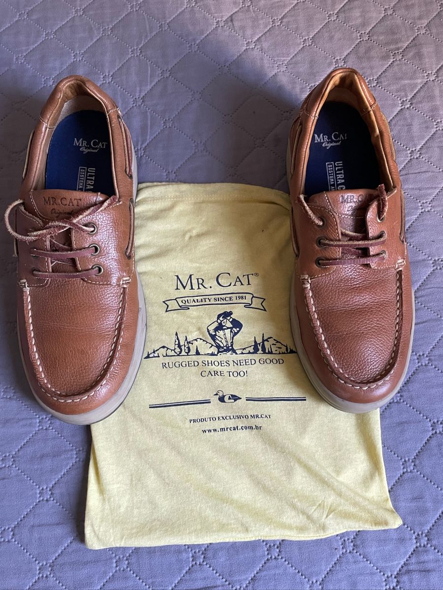 Dockside Mr Cat Ultraconforto N40 Sapato Masculino Mr Cat Usado