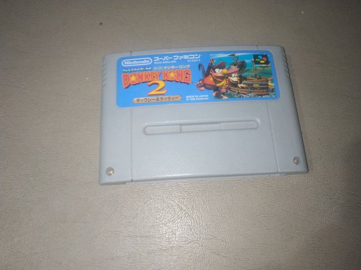 Jeu Super Famicom Donkey Kong Country 2 - Version NTSC, état Bon - Cartouche Seule