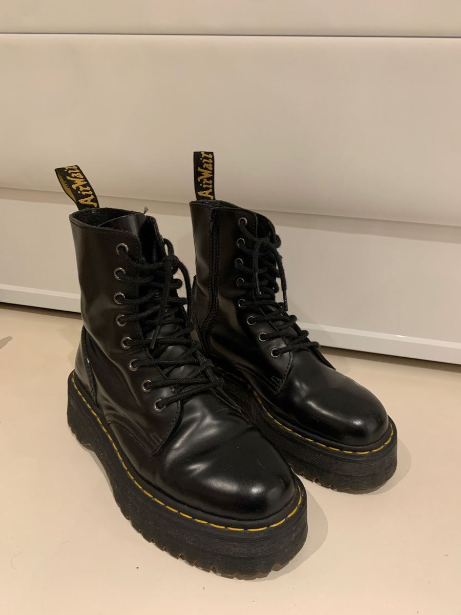 Dr Martens Jadon Plataforma Bota Feminina Dr. Martens Usado