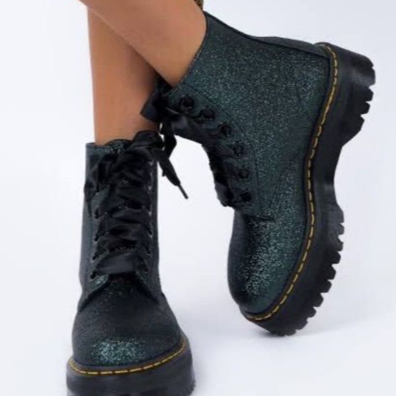 Doc martens molly glitter vegan hotsell