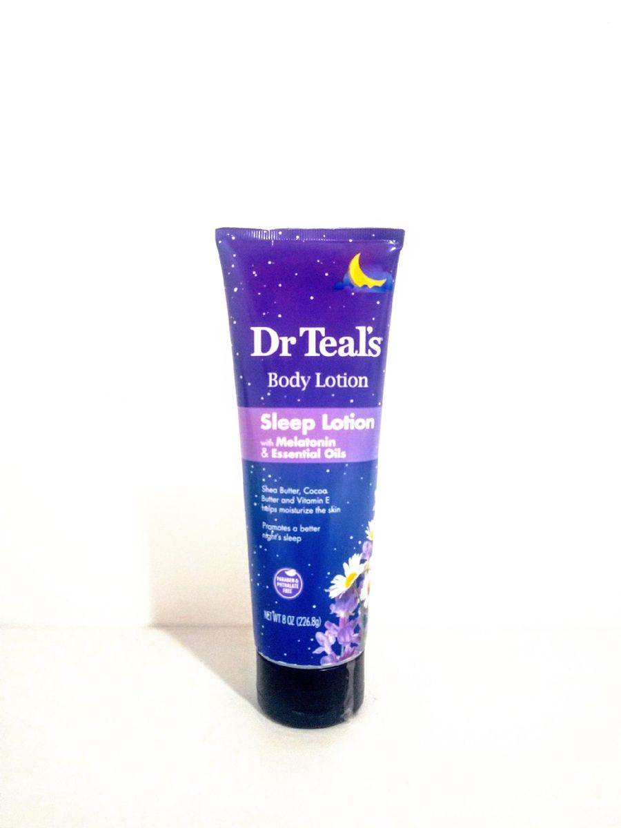 Dr Teal's Body Lotion Sleep Lotion Cosmético Feminino Dr Teals Nunca