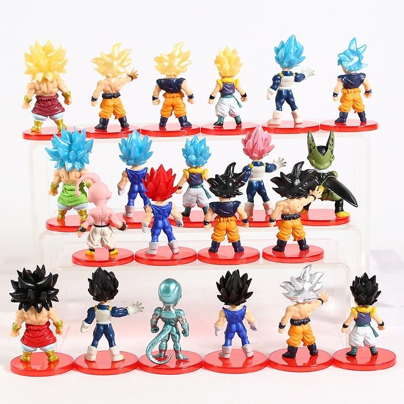 Kit 3 Bonecos Dragon Ball Super Broly, Goku, Vegeta, Produto Masculino  Dragon Ball Super Nunca Usado 86368005