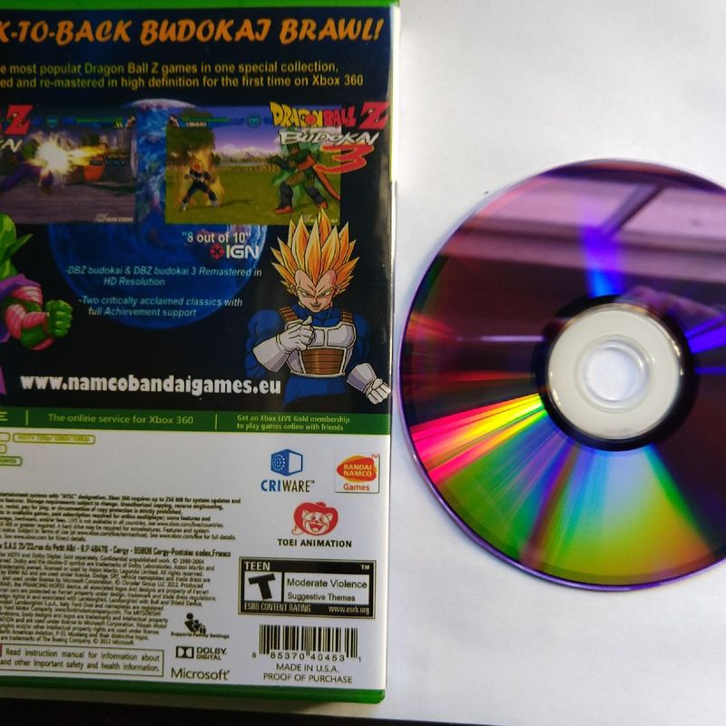 BH GAMES - A Mais Completa Loja de Games de Belo Horizonte - Dragon Ball Z  Budokai HD Collection - Xbox 360