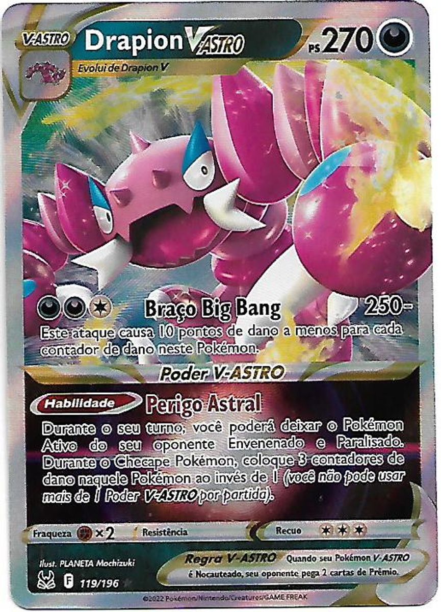 Carta Pokémon Regigigas V Astro Realeza Absoluta Original