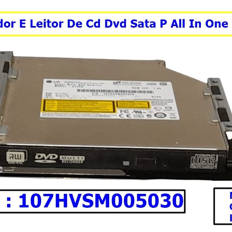 Leitor e Gravador de Cd e Dvd Lg Para PC Desk