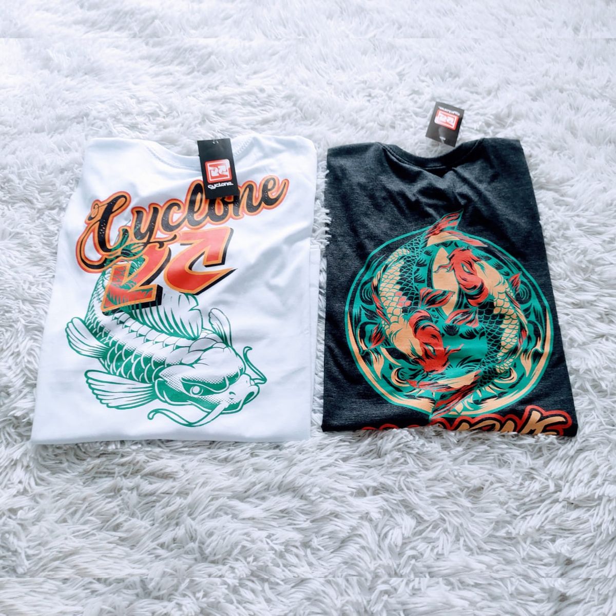 Duas Camisetas Cyclone Summer White And Black | Camiseta Masculina ...