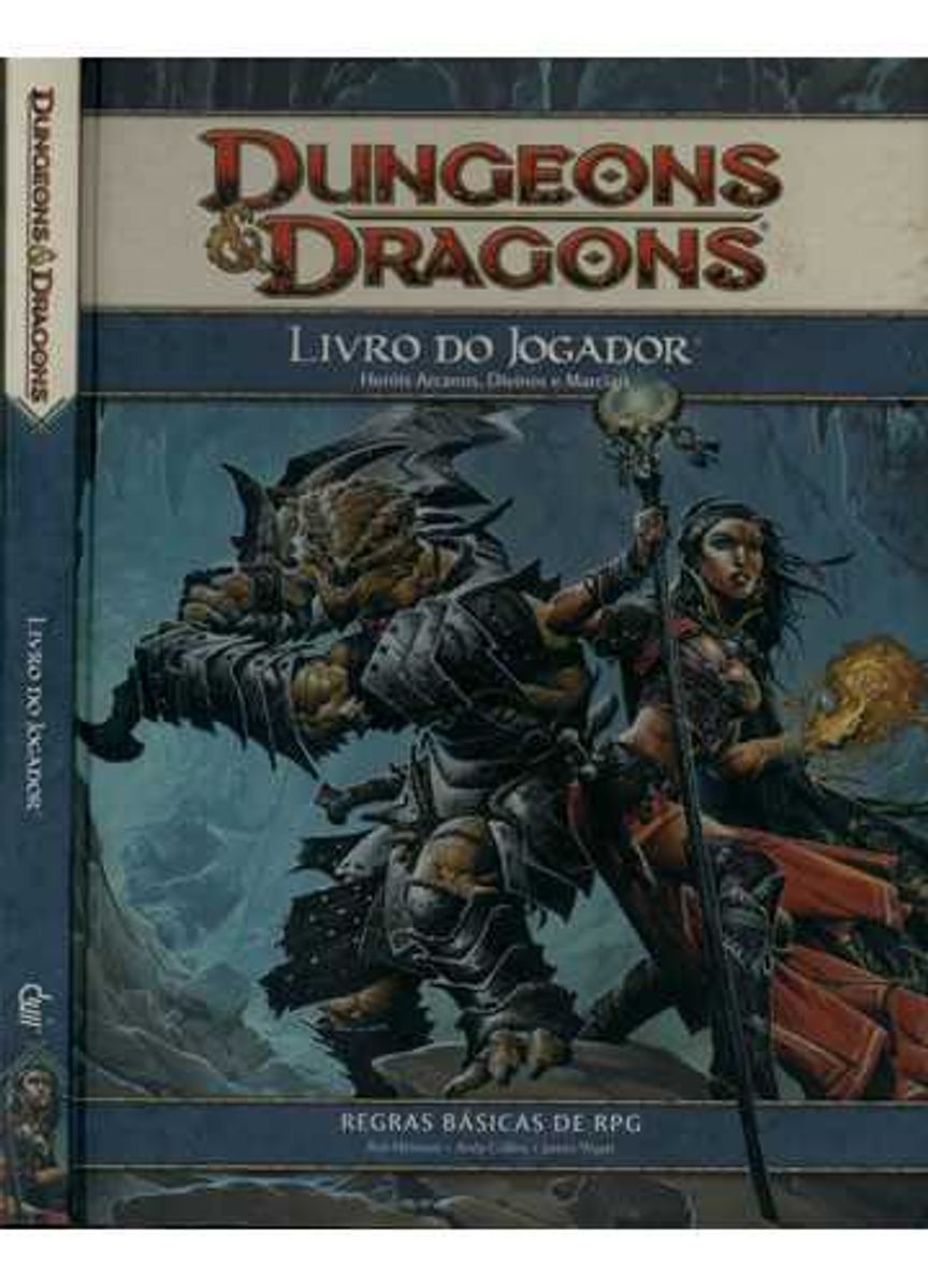 Dungeons And Dragons - Livro do Jogador - com Suplemento Heróis Arcanos ...