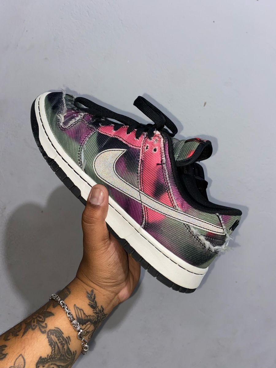 Dunk Low Prm Graffiti Pink | Tênis Masculino Nike Usado 98239020