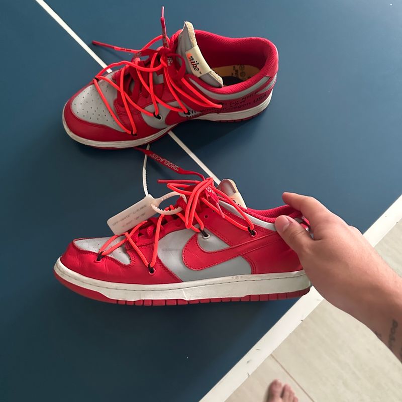 Nike off white store university red