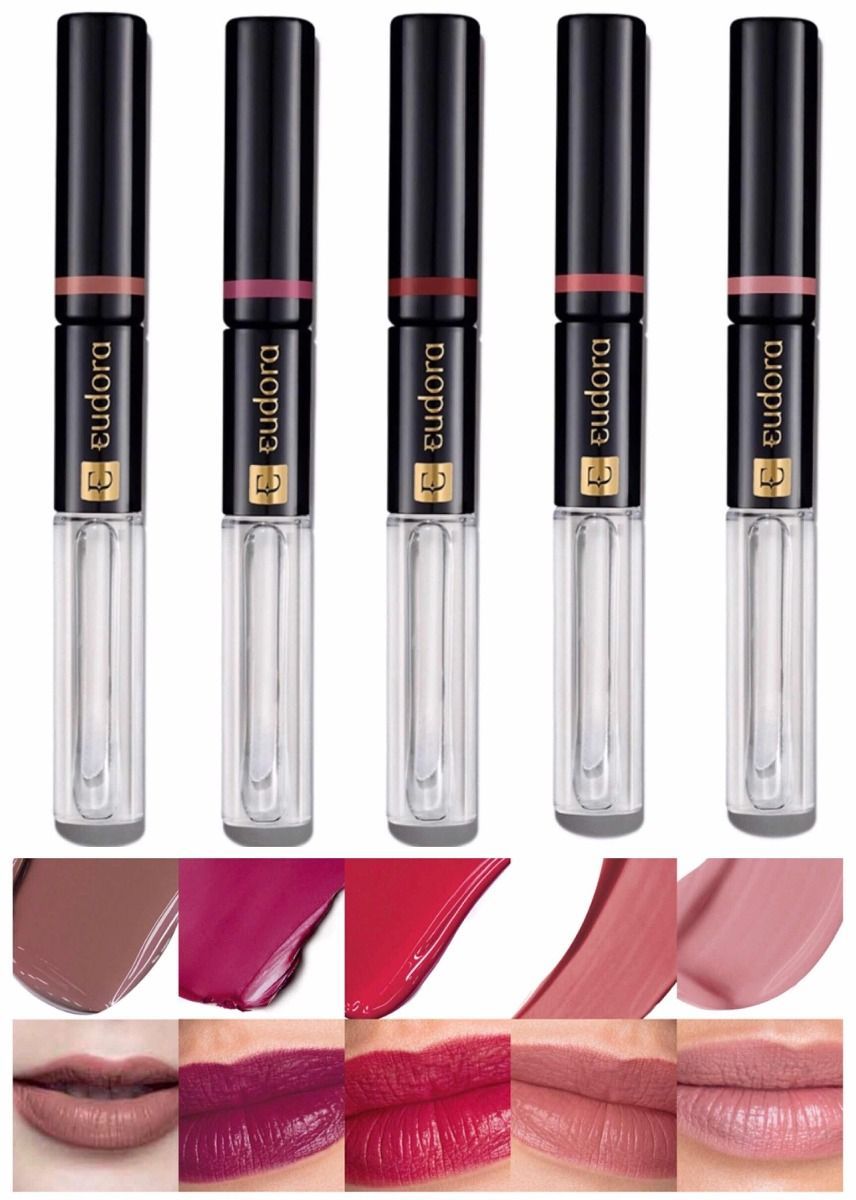 Duo Lip Tint Batom Líquido Eudora 