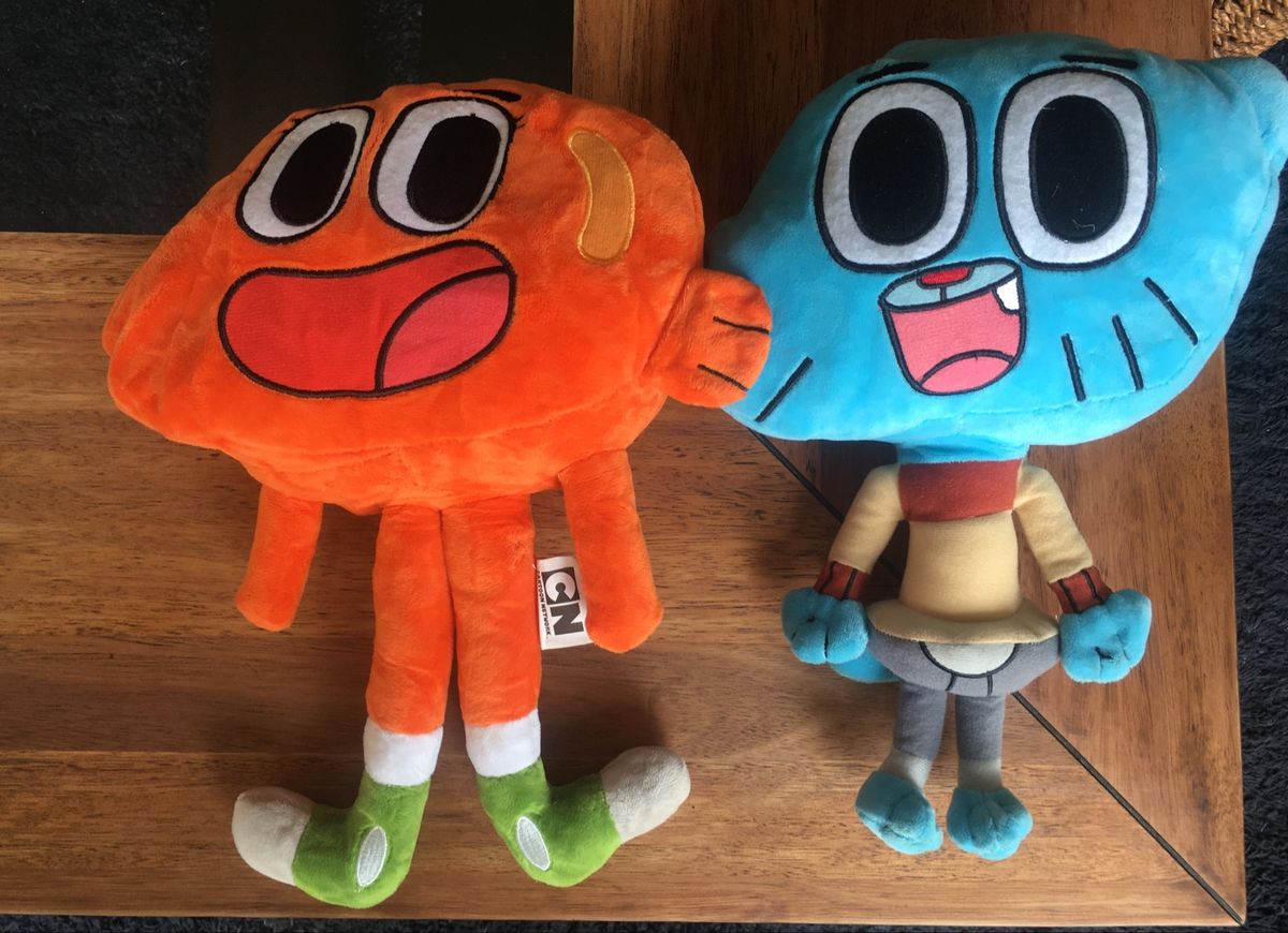 Dupla Pelúcias O Incrível Mundo de Gumball | Pelúcia Cartoon Network ...
