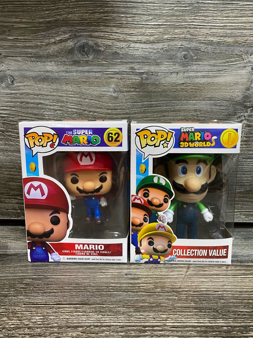 Duplinha de Funko Pop | Brinquedo Super Mario Nunca Usado 98317001 | enjoei