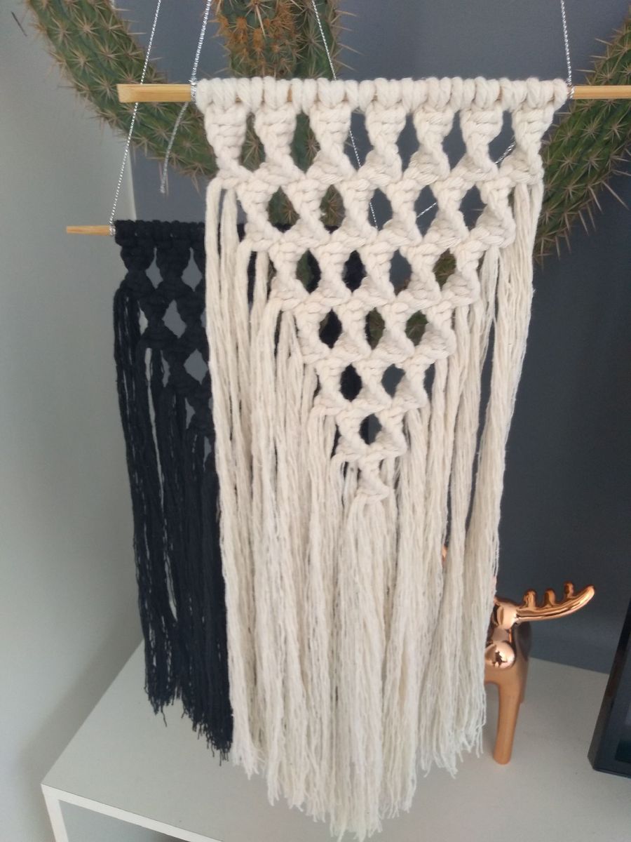 duplinha macramé - decoração handmade