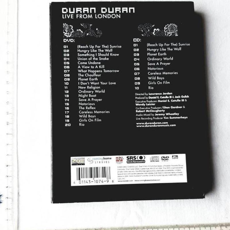 Duran Duran - Live From London Deluxe Edition - Dvd + Cd Música