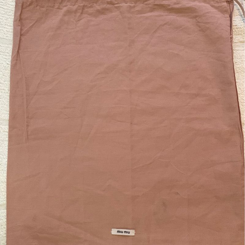 Miu miu best sale dust bag