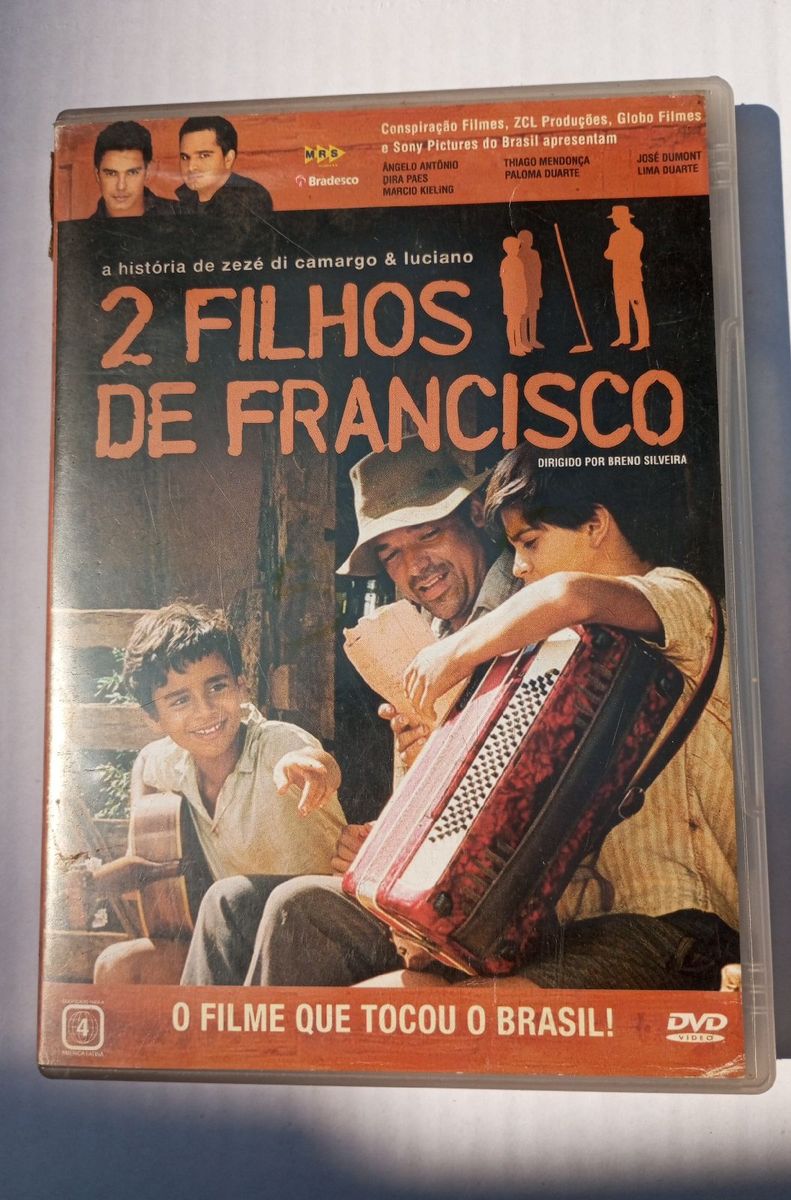 Dvd - 2 Filhos de Francisco - Ano 2005 - Livre | Dvd Vídeo Dvd - 2 Filhos de Francisco - Ano 2005 - Livre | Dvd Vídeo