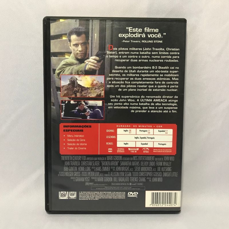 Dvd a Última Ameaça - 20th Century Fox | 20th Century Fox Usado