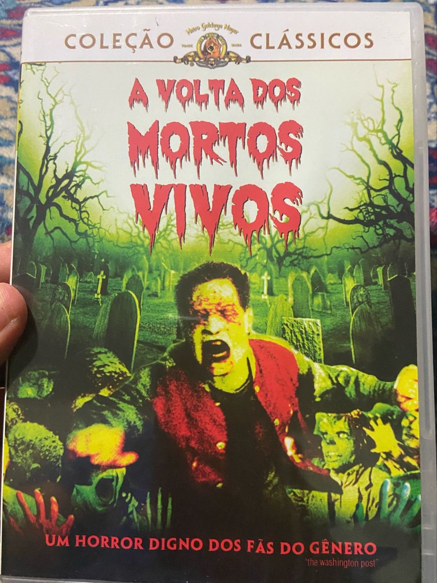 Dvd A Volta Dos Mortos Vivos Dublado Seminovo Original Cole O Cl Ssicos Filme E S Rie Dvd