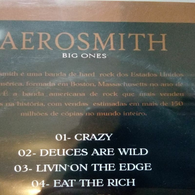 Dvd Aerosmith Big Ones Dvd Nacional e Original | Rhythm And