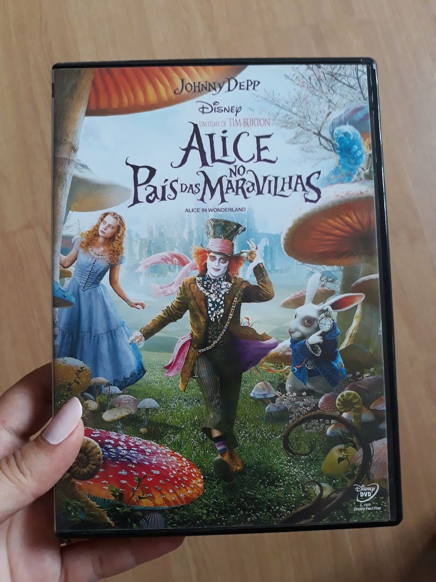 Dvd Alice No Pa S Das Maravilhas Live Action Filme E S Rie Disney Usado Enjoei