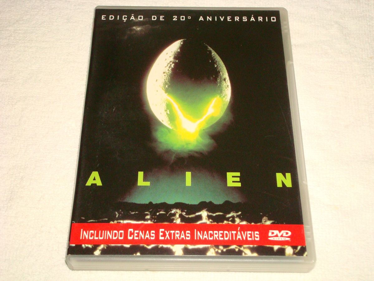 Dvd Alien Edição de 20º Aniversário Dvd Nacional e Original | Filme e ...