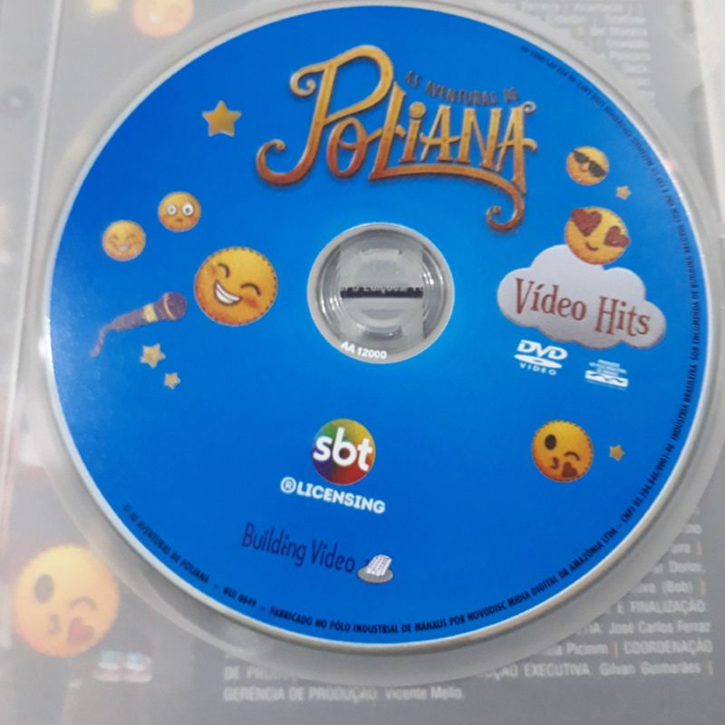 Dvd as Aventuras de Poliana Vídeo Hits - Vários Nacionais