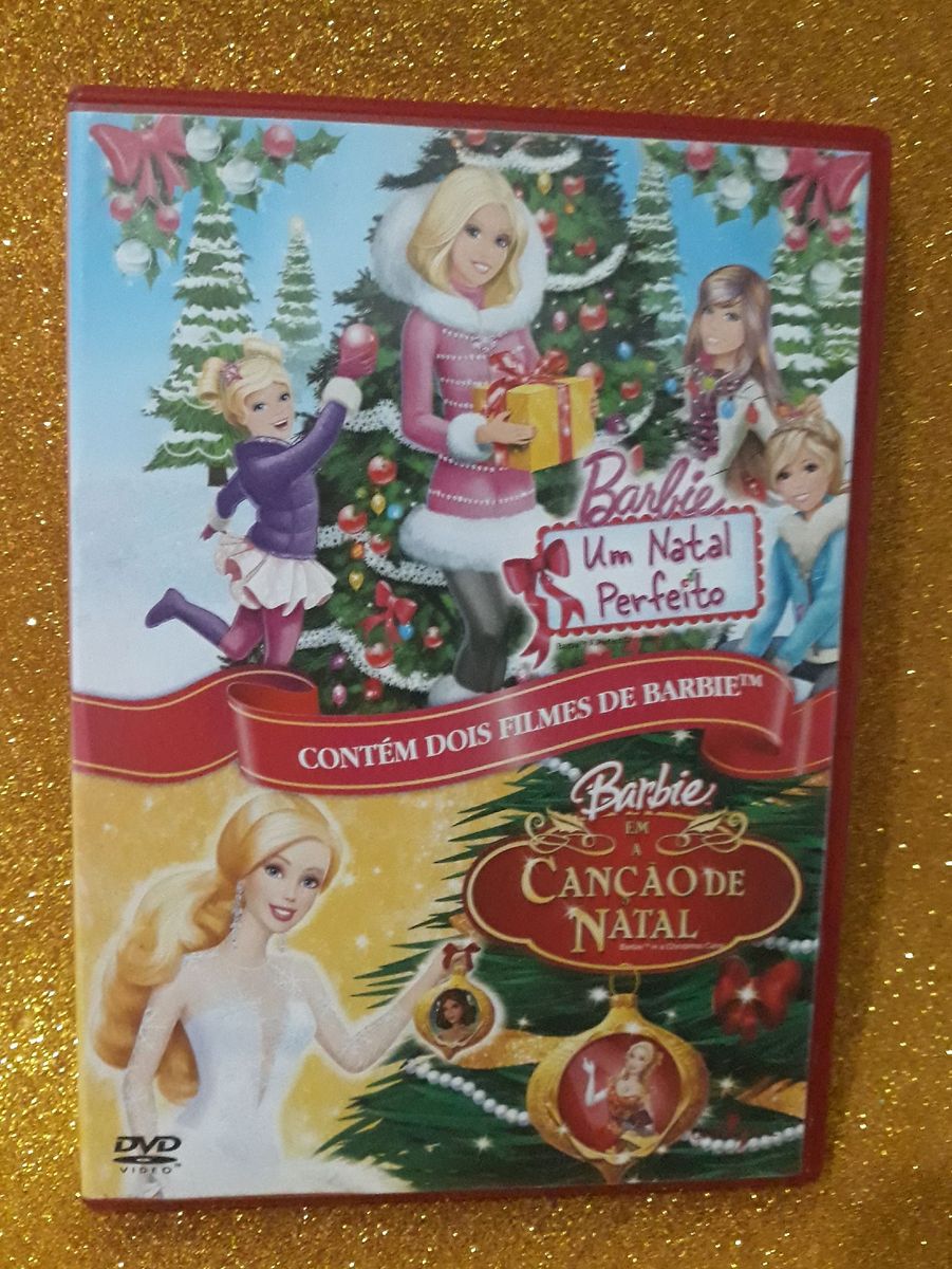 Dvd Barbie a Canção de Natal e Um Natal Perfeito | Filme e Série Barbie- Natal Usado 70229162 | enjoei