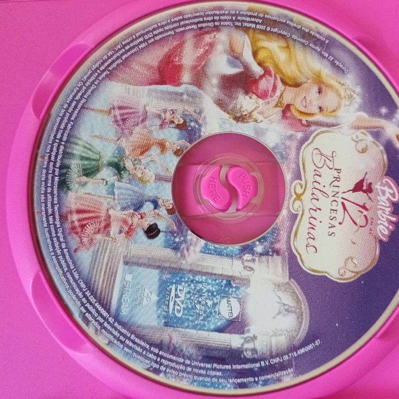 Dvd Barbie e As 12 Princesas Bailarinas Dvd Usado 105610376 enjoei