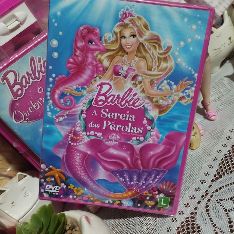 Coleção Barbie Sereias - Box com 4 DVDs - Novo Lacrado