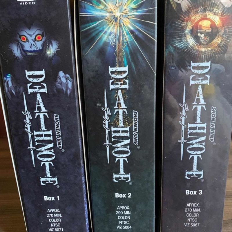 Dvd Box Death Note - Box 1 / 2 / 3 (Playarte) | Dvd Nunca Usado
