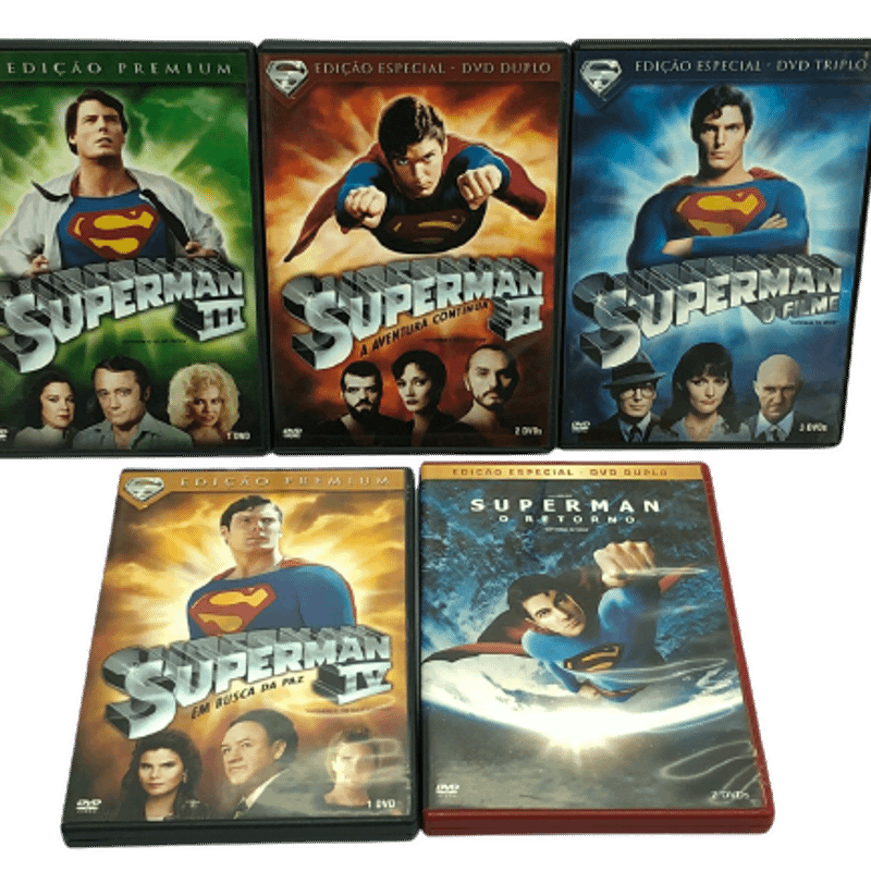 Dvd Box - 3 Filmes - Coleção Superman