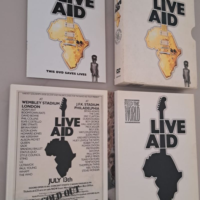 LIVE AID dvd4枚Box Live Aid 1985 Concert Charity 4-Disc DVD Box SetLive Aid
