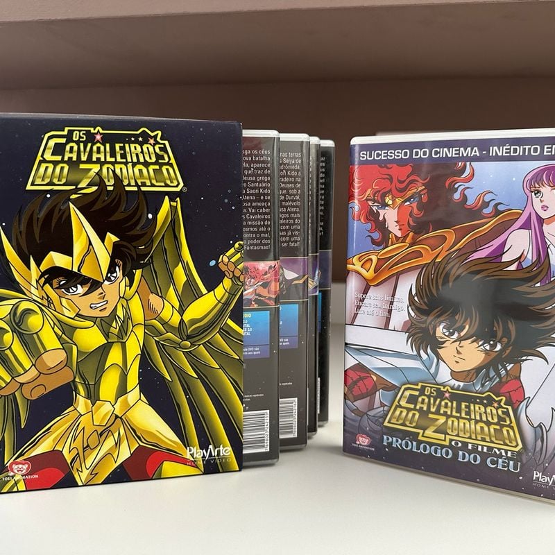 Dvd Box Os Cavaleiros do Zodíaco Os 4 Primeiros Filmes da Série +