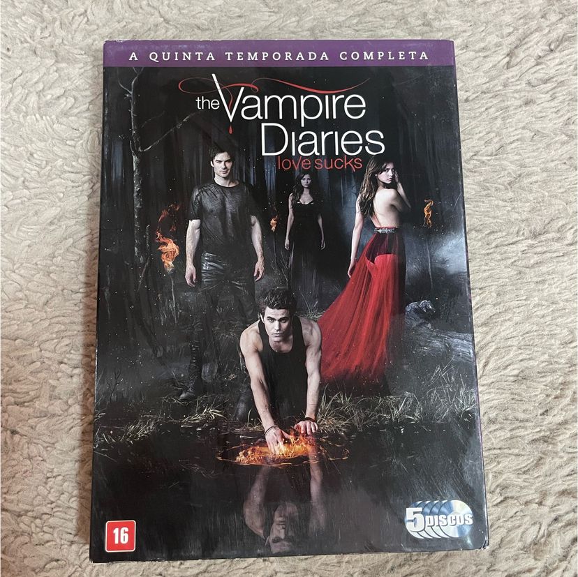 Dvd Box - The Vampire Diaries - 5 Temporada | Item de Música Dvd Usado ...