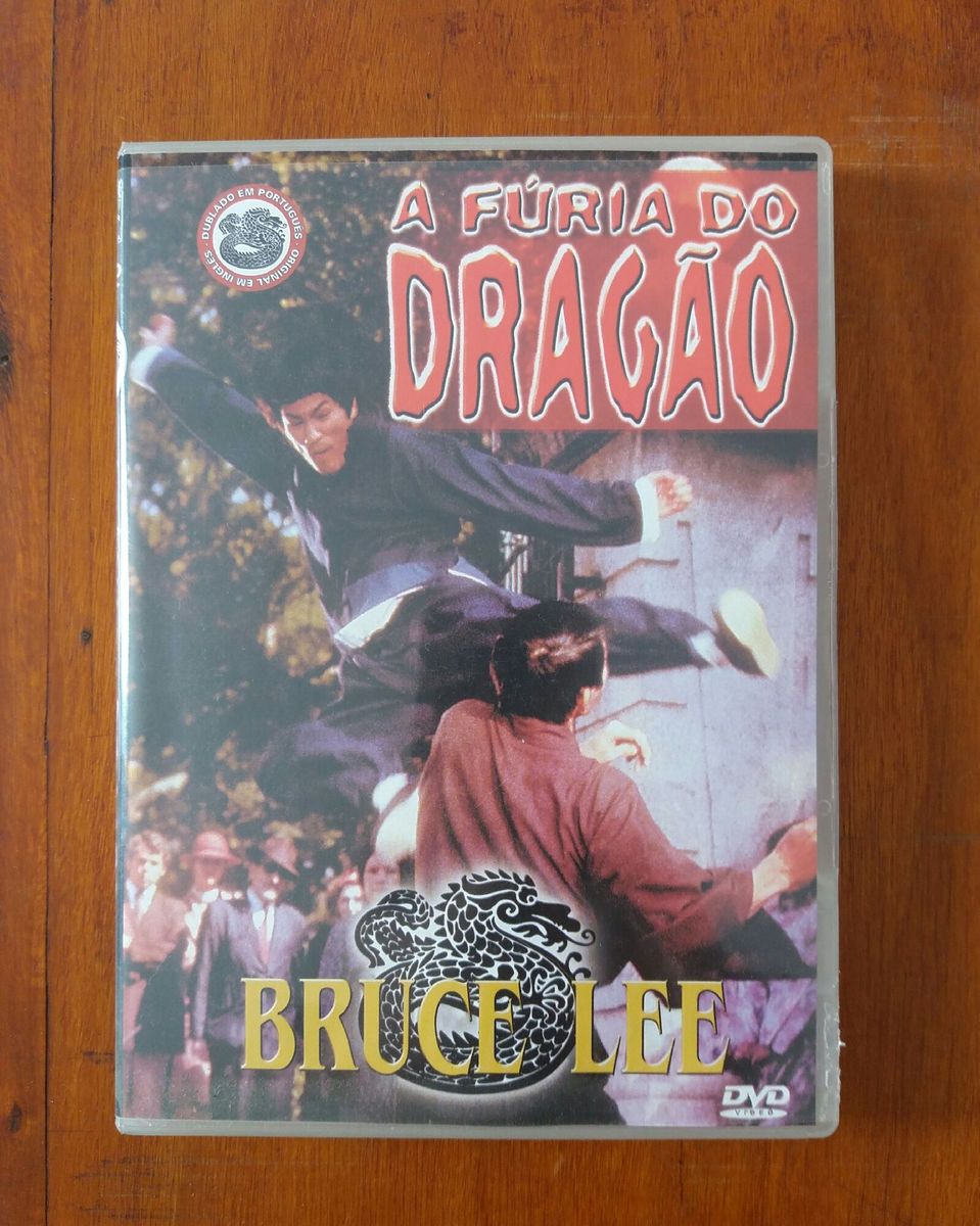 Dvd Bruce Lee a Fúria do Dragão Filme e Série Nunca Usado 39272787 enjoei