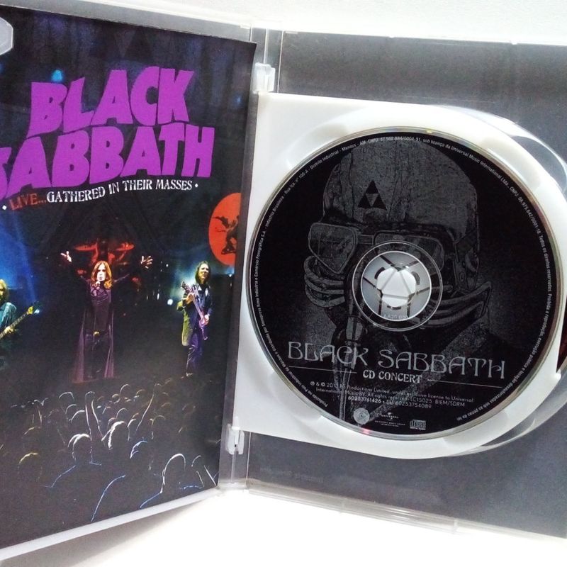 Dvd + Cd Black Sabbath - Live Gathered In Their Masses - 2 Discos