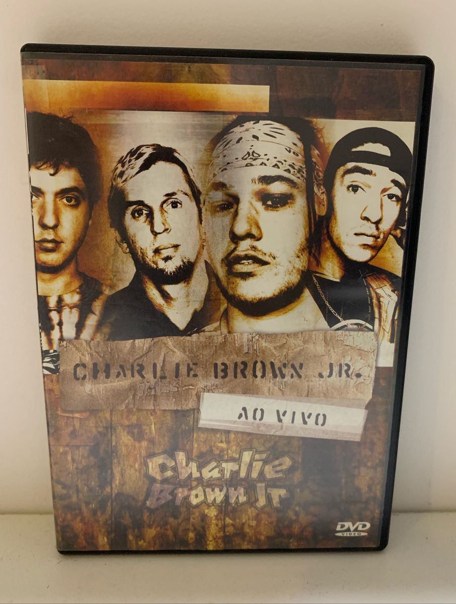 Dvd Charlie Brown Jr Ao Vivo Raro Item de Música Charlie Brown Jr