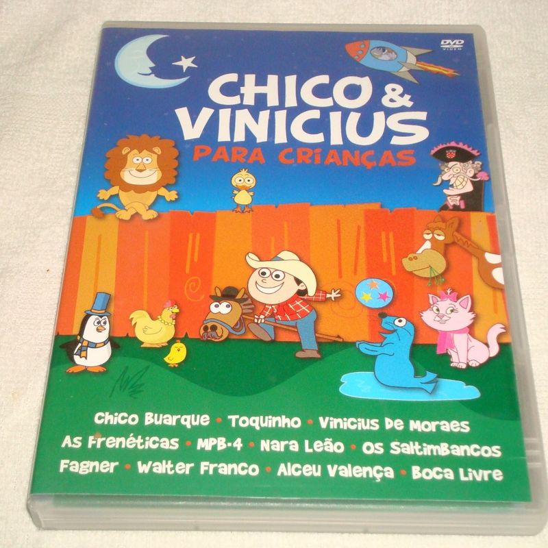 Dvd Chico e Vinícius para Crianças Dvd Nacional e Original