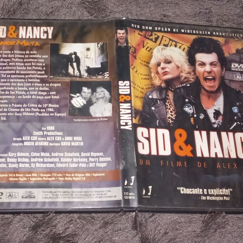 Dvd Cid e Nancy Sex Pistols  Dvd Usado 69611967 enjoei 